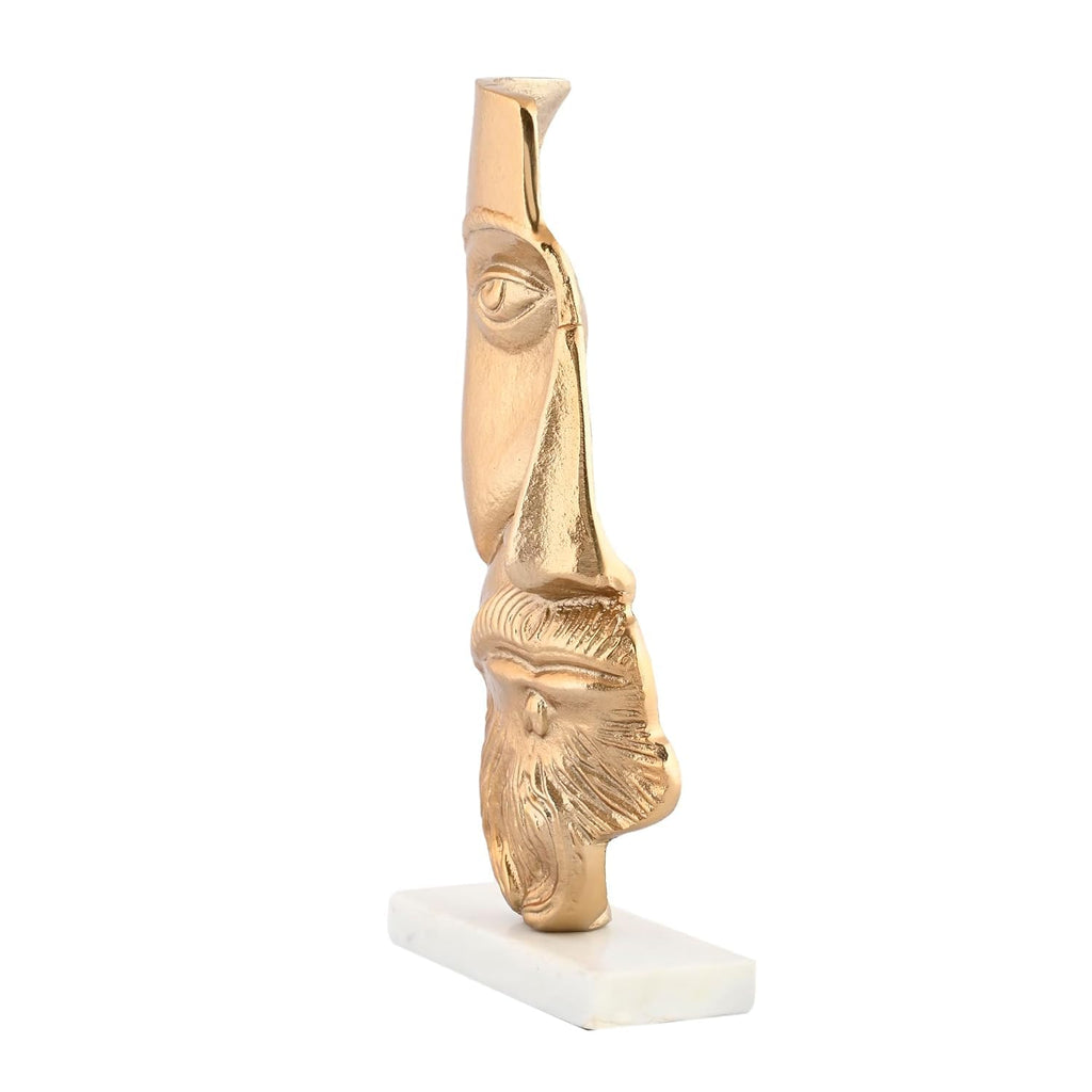 CraftVatika Office Desk Decorative Showpiece Items Table Decoration Items, Home Decor Items for Living Room, Balancing Gadget for Stress Relief & Focus, Perpetual Motion Metal Pole Balancing Man Gift