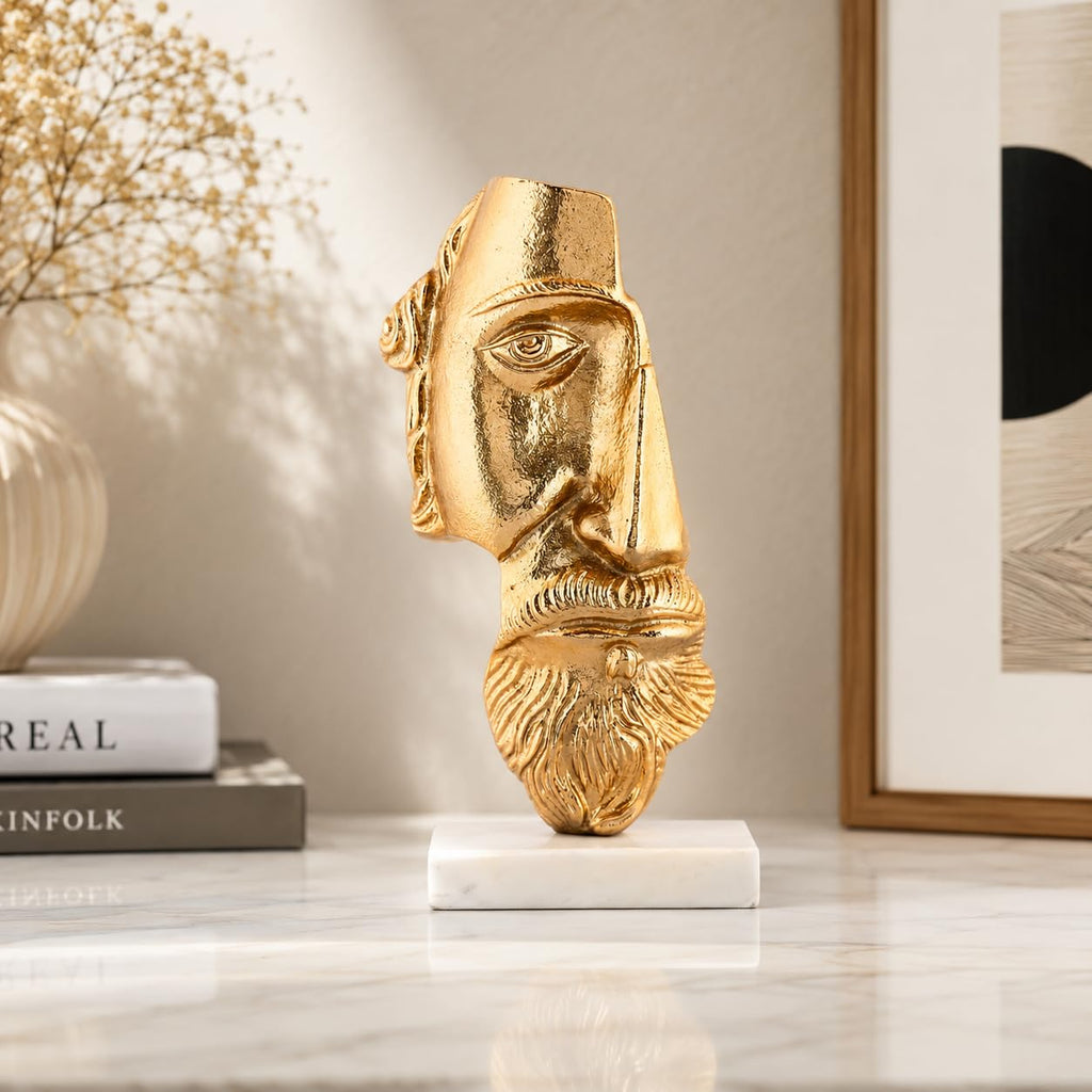 CraftVatika Office Desk Decorative Showpiece Items Table Decoration Items, Home Decor Items for Living Room, Balancing Gadget for Stress Relief & Focus, Perpetual Motion Metal Pole Balancing Man Gift