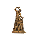 SILAII Self-Made Man Sculpture – Inspirational Man Statue | 12 Inch Height | Antique Bronze Finish | Success & Motivation Decorative Showpiece for Home & Office Desk