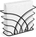 CentraLit Modern Napkin Holder for Dining Table and Kitchen - Tissue Paper Stand for Home Décor, Restaurant, Dispenser Organizer (Black)