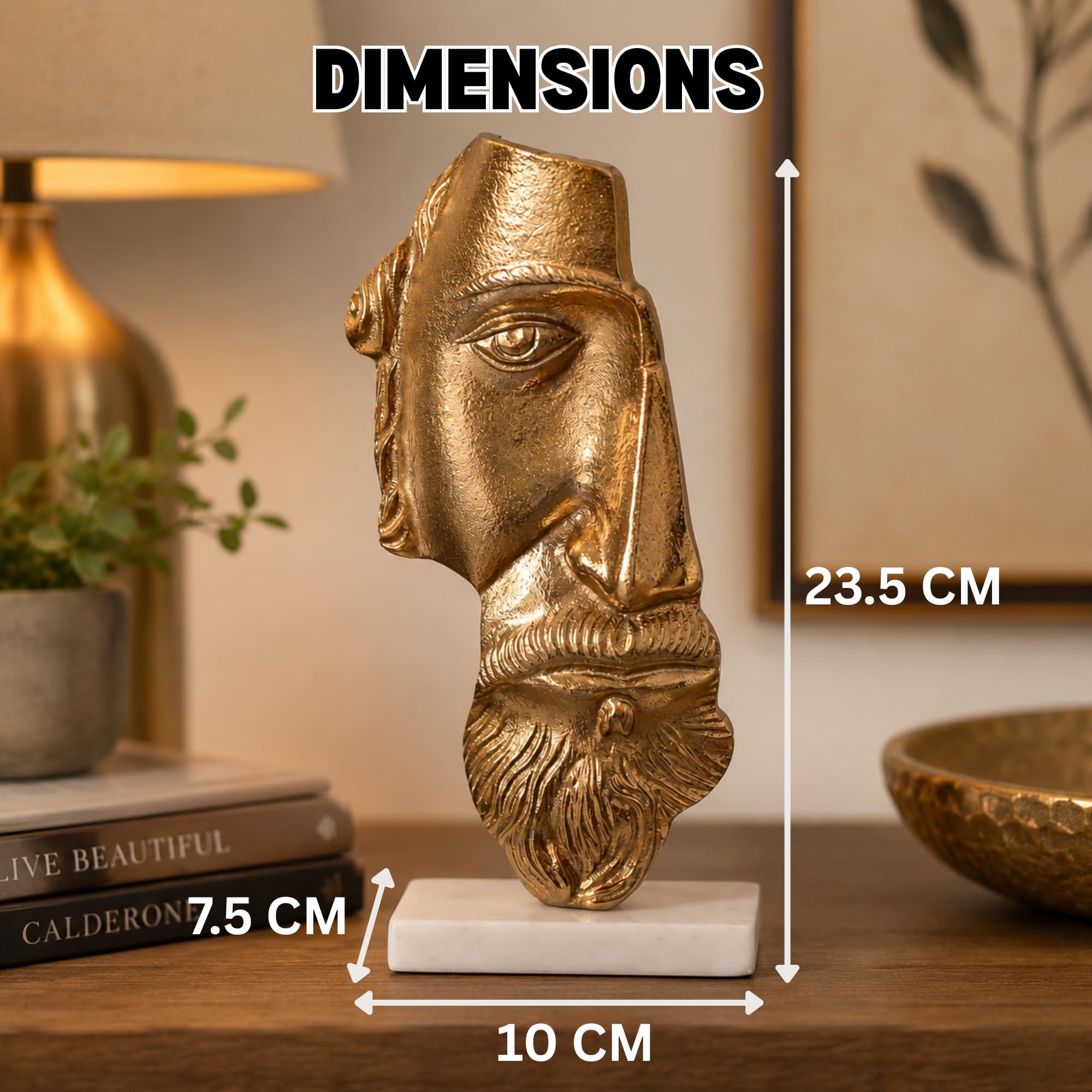 CraftVatika Office Desk Decorative Showpiece Items Table Decoration Items, Home Decor Items for Living Room, Balancing Gadget for Stress Relief & Focus, Perpetual Motion Metal Pole Balancing Man Gift